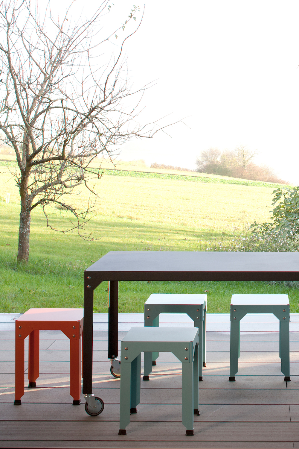 Tabouret Hegoa par Luc Jozancy x Matière grise